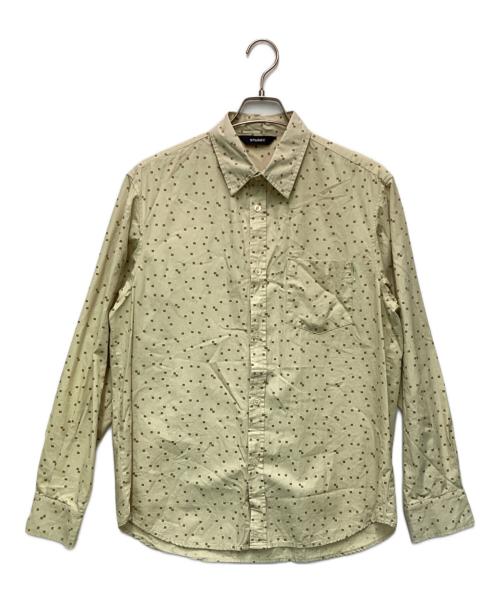 stussy（ステューシー）stussy (ステューシー) 長袖シャツ ベージュ サイズ:Mの古着・服飾アイテム