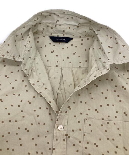 stussy（ステューシー）stussy (ステューシー) 長袖シャツ ベージュ サイズ:Mの古着・服飾アイテム