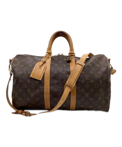 LOUIS VUITTON（ルイ ヴィトン）LOUIS VUITTON (ルイ ヴィトン) モノグラム キーポル・バンドリエール45 ボストンバッグ ブラウンの古着・服飾アイテム