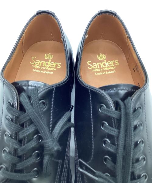 SANDERS（サンダース）SANDERS (サンダース) 2246B MILITARY OFFICER SHOE（ミリタリー オフィサー シューズ） ブラック サイズ:GB 6 1/2の古着・服飾アイテム