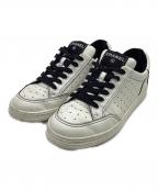 CHANELシャネル）の古着「カーフスキン パンチングスニーカー」｜ホワイト