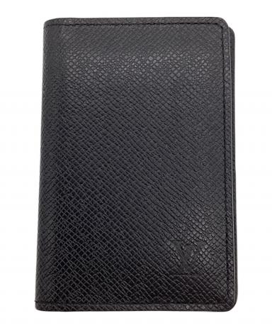 ルイヴィトン オーガナイザー ドゥ・ポッシュ タイガ レザー 黒 M32912 中古・古着通販】LOUIS VUITTON (ルイ ヴィトン) タイガ カードケース