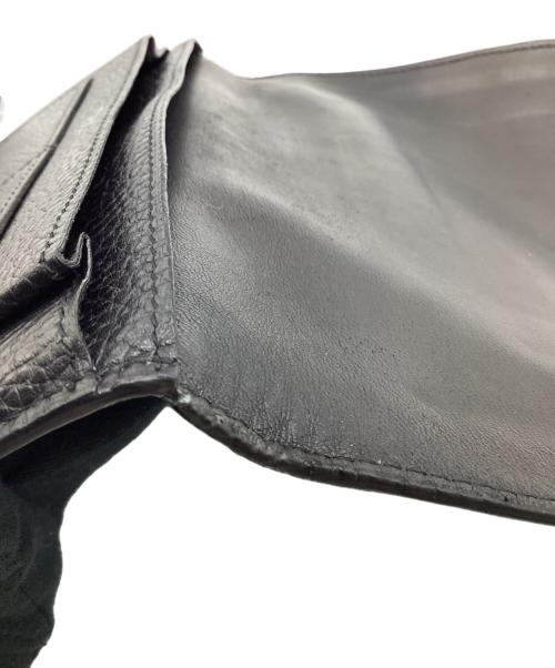 HERMES（エルメス）HERMES (エルメス) ドゴン デュオ(GM)  長財布 ブラックの古着・服飾アイテム