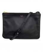 CELINEセリーヌ）の古着「トリオ スモール ショルダーバッグ」｜ブラック