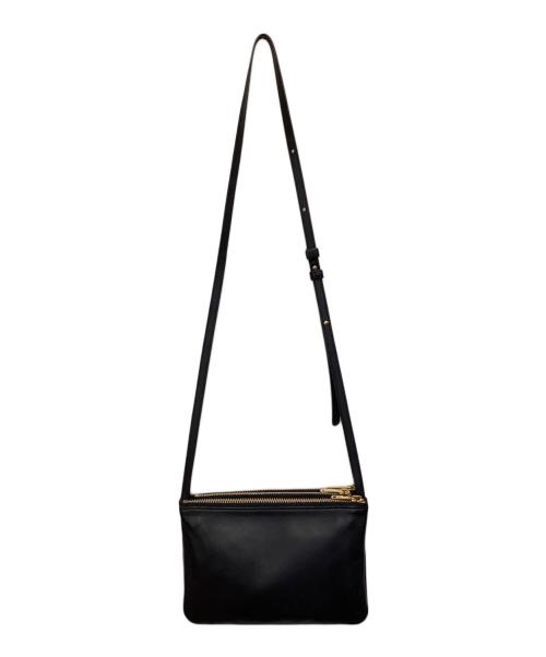CELINE（セリーヌ）CELINE (セリーヌ) トリオ スモール ショルダーバッグ ブラックの古着・服飾アイテム