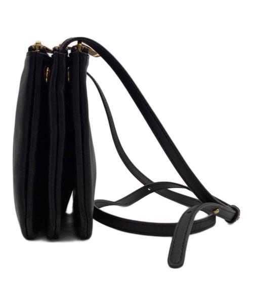 CELINE（セリーヌ）CELINE (セリーヌ) トリオ スモール ショルダーバッグ ブラックの古着・服飾アイテム
