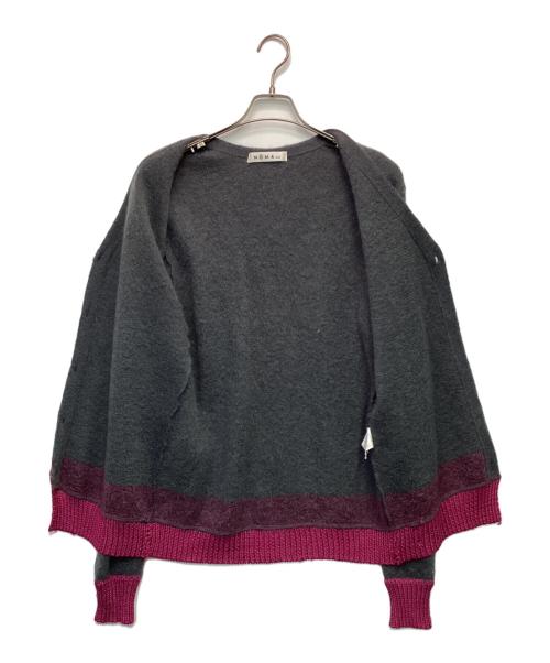 NOMA t.d.（ノーマティーディー）NOMA t.d. (ノーマティーディー) モヘア混ニットカーディガン グレー サイズ:2の古着・服飾アイテム