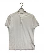 STONE ISLANDストーンアイランド）の古着「ヘンリーネック シャツ」｜ホワイト