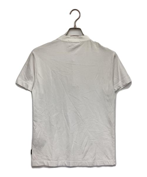 STONE ISLAND（ストーンアイランド）STONE ISLAND (ストーンアイランド) ヘンリーネック シャツ ホワイト サイズ:Sの古着・服飾アイテム