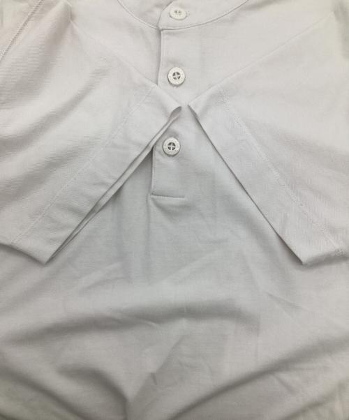 STONE ISLAND（ストーンアイランド）STONE ISLAND (ストーンアイランド) ヘンリーネック シャツ ホワイト サイズ:Sの古着・服飾アイテム