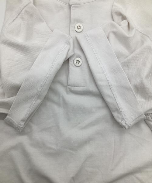 STONE ISLAND（ストーンアイランド）STONE ISLAND (ストーンアイランド) ヘンリーネック シャツ ホワイト サイズ:Sの古着・服飾アイテム