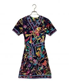 LEONARD（レオナール）の古着「ワンピース」｜ネイビー