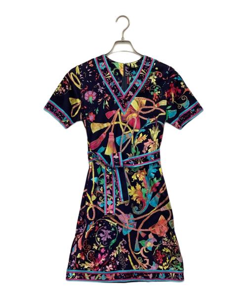 LEONARD（レオナール）LEONARD (レオナール) ワンピース ネイビー サイズ:Sの古着・服飾アイテム