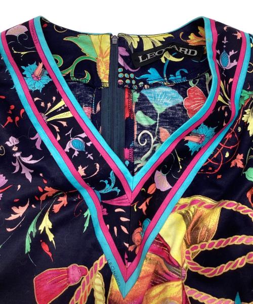 LEONARD（レオナール）LEONARD (レオナール) ワンピース ネイビー サイズ:Sの古着・服飾アイテム