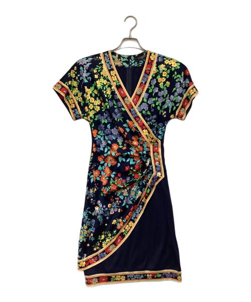 LEONARD（レオナール）LEONARD (レオナール) ワンピース ネイビー サイズ:Mの古着・服飾アイテム