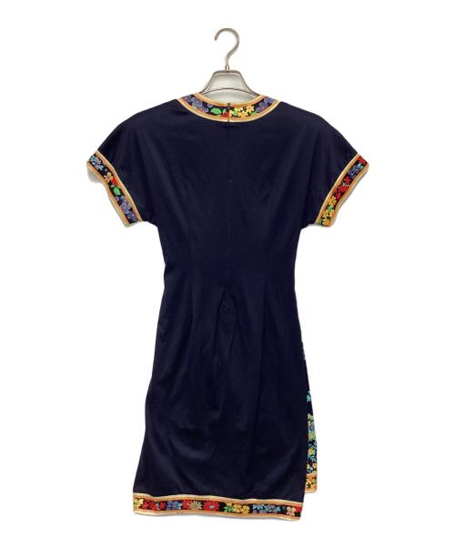 LEONARD（レオナール）LEONARD (レオナール) ワンピース ネイビー サイズ:Mの古着・服飾アイテム