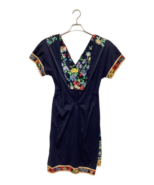 LEONARD（レオナール）LEONARD (レオナール) ワンピース ネイビー サイズ:Mの古着・服飾アイテム