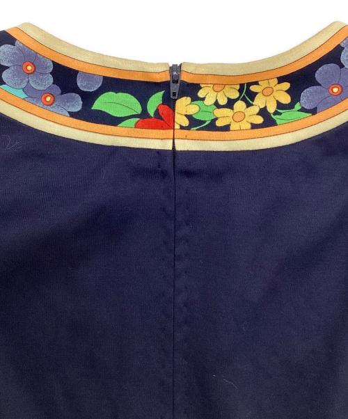 LEONARD（レオナール）LEONARD (レオナール) ワンピース ネイビー サイズ:Mの古着・服飾アイテム