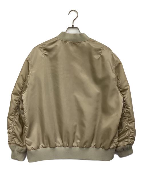 Spick and Span（スピック＆スパン）Spick and Span (スピックアンドスパン) ナイロンジップブルゾン ベージュ サイズ:Fの古着・服飾アイテム