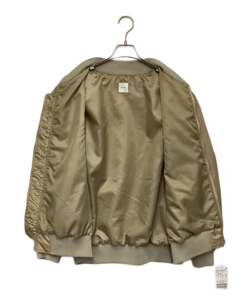 Spick and Span（スピック＆スパン）Spick and Span (スピックアンドスパン) ナイロンジップブルゾン ベージュ サイズ:Fの古着・服飾アイテム