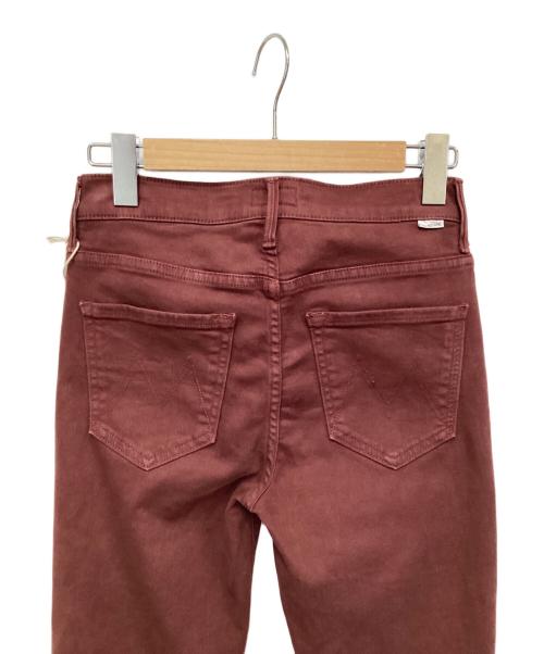 mother（マザー）mother (マザー) THE WEEKENDER FRAY（ザ ウィークエンダー フレイ）パンツ ブラウン サイズ:26の古着・服飾アイテム