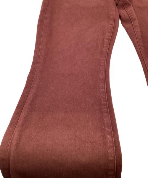 mother（マザー）mother (マザー) THE WEEKENDER FRAY（ザ ウィークエンダー フレイ）パンツ ブラウン サイズ:26の古着・服飾アイテム