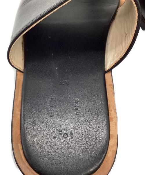 Fot（フォート）Fot (フォート) サンダル ブラック サイズ:36の古着・服飾アイテム