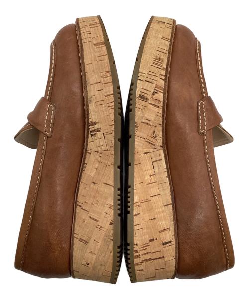 PRADA（プラダ）PRADA (プラダ) 厚底ローファー ブラウン サイズ:EU38の古着・服飾アイテム