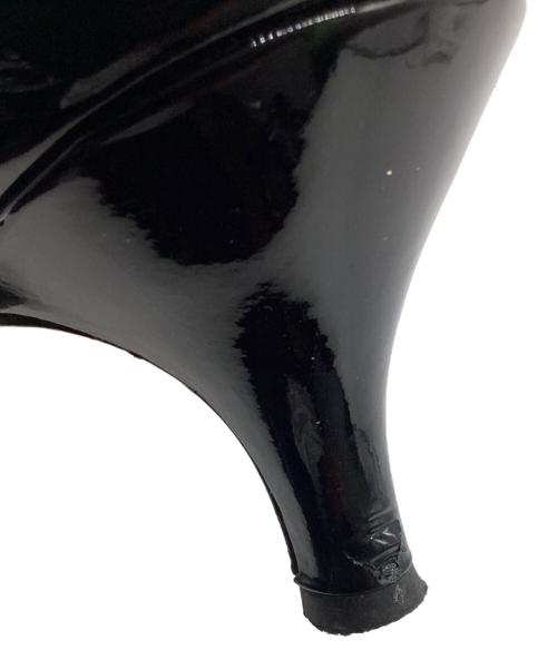 Salvatore Ferragamo（サルヴァトーレ フェラガモ）Salvatore Ferragamo (サルヴァトーレ フェラガモ) CARLA55（カーラ55）ヴァラ リボン パンプス ブラック サイズ:6 1/2の古着・服飾アイテム