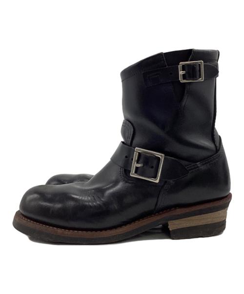 RED WING（レッドウィング）RED WING (レッドウィング) 2976 8インチ エンジニアブーツ ブラック サイズ:25cm Dの古着・服飾アイテム
