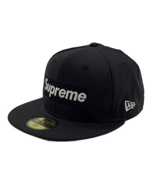 SUPREME（シュプリーム）SUPREME (シュプリーム) New Era (ニューエラ) 59FIFTY XVI Dazzle Box Logo Cap（XVI ダズル ボックス ロゴ キャップ） ブラック サイズ:７3/8の古着・服飾アイテム