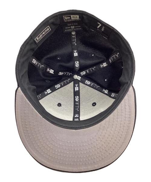 SUPREME（シュプリーム）SUPREME (シュプリーム) New Era (ニューエラ) 59FIFTY XVI Dazzle Box Logo Cap（XVI ダズル ボックス ロゴ キャップ） ブラック サイズ:７3/8の古着・服飾アイテム
