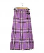 O'NEIL OF DUBLINオニールオブダブリン）の古着「マキシスカート」｜パープル