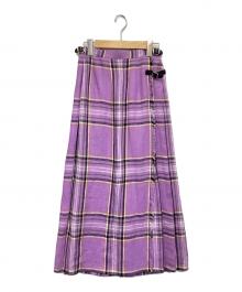O'NEIL OF DUBLIN（オニールオブダブリン）の古着「マキシスカート」｜パープル