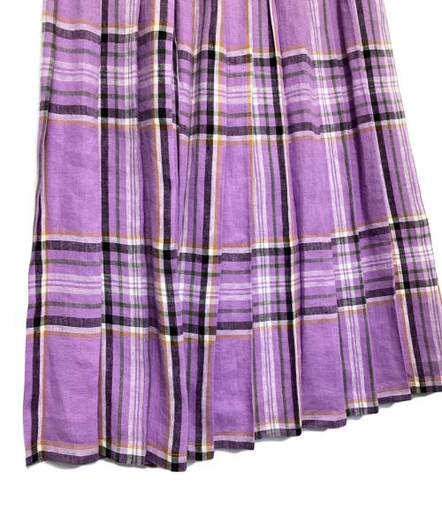 O'NEIL OF DUBLIN（オニールオブダブリン）O'NEIL OF DUBLIN (オニールオブダブリン) マキシスカート パープル サイズ:36の古着・服飾アイテム