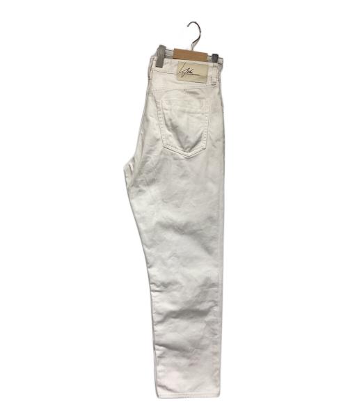 YCHAI（イカイ）YCHAI (イカイ) 5ポケット テーパード デニムパンツ ホワイト サイズ:32の古着・服飾アイテム
