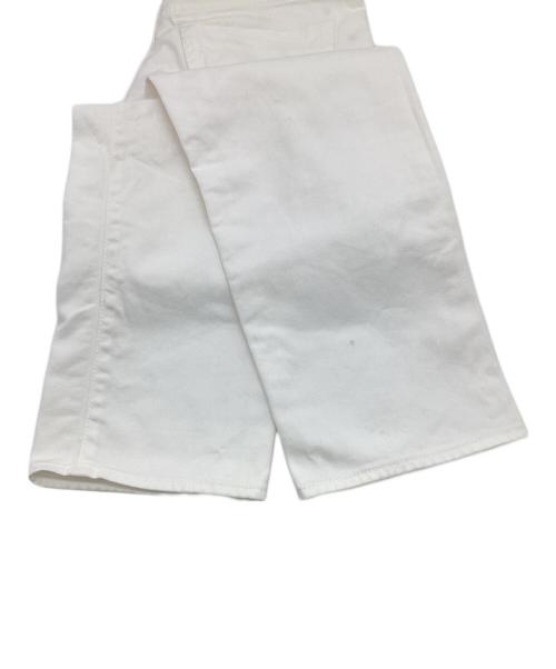YCHAI（イカイ）YCHAI (イカイ) 5ポケット テーパード デニムパンツ ホワイト サイズ:32の古着・服飾アイテム