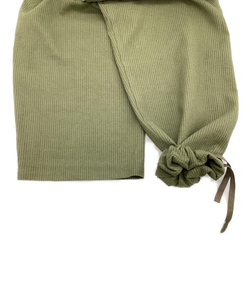 ULTERIOR（アルテリア）ULTERIOR (アルテリア) WASHI STRIPE UTILTTY PANTS（ワシ ストライプ ユーティリティー パンツ） グリーン サイズ:5の古着・服飾アイテム