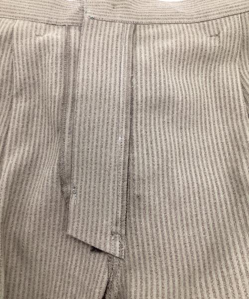 ULTERIOR（アルテリア）ULTERIOR (アルテリア) WASHI STRIPE UTILTTY PANTS（ワシ ストライプ ユーティリティー パンツ） グリーン サイズ:5の古着・服飾アイテム