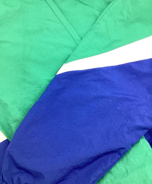 NIKE（ナイキ）NIKE (ナイキ) HBR STMT WOVEN JACKET（ハイブリッド ステートメント ウーブン ジャケット） グリーン×ブルー サイズ:Lの古着・服飾アイテム
