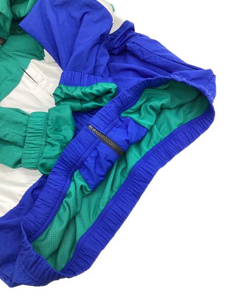 NIKE（ナイキ）NIKE (ナイキ) HBR STMT WOVEN JACKET（ハイブリッド ステートメント ウーブン ジャケット） グリーン×ブルー サイズ:Lの古着・服飾アイテム