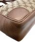 中古・古着 GUCCI (グッチ) ブリー GGキャンバス 2WAYバッグ ブラウン×ベージュ：48000円