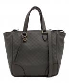 GUCCIグッチ）の古着「マイクログッチシマ 2WAYバッグ」｜グレー