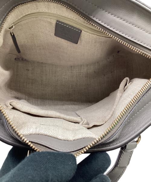 GUCCI（グッチ）GUCCI (グッチ) マイクログッチシマ 2WAYバッグ グレーの古着・服飾アイテム