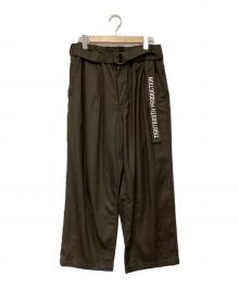 TIGHTBOOTH（タイトブース）の古着「BAGGY SLACKS（バギー スラックス）」｜グリーン