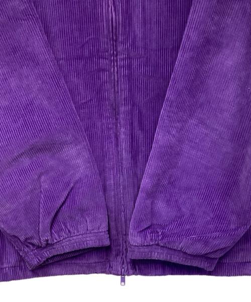 NIKE（ナイキ）NIKE (ナイキ) SUPREME (シュプリーム) Arc Corduroy Hooded Jacket（アーチ コーデュロイ フード ジャケット） パープル サイズ:XLの古着・服飾アイテム