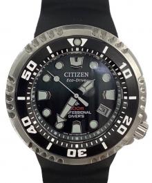CITIZEN（シチズン）の古着「PROMASTER MARINE（プロマスター マリーン）BN1024-01E エコ・ドライブ ダイバーズ腕時計」｜ブラック