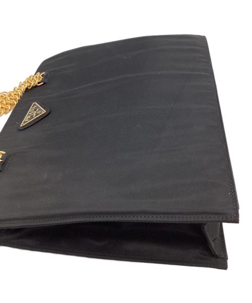 PRADA（プラダ）PRADA (プラダ) チェーンバッグ ブラックの古着・服飾アイテム