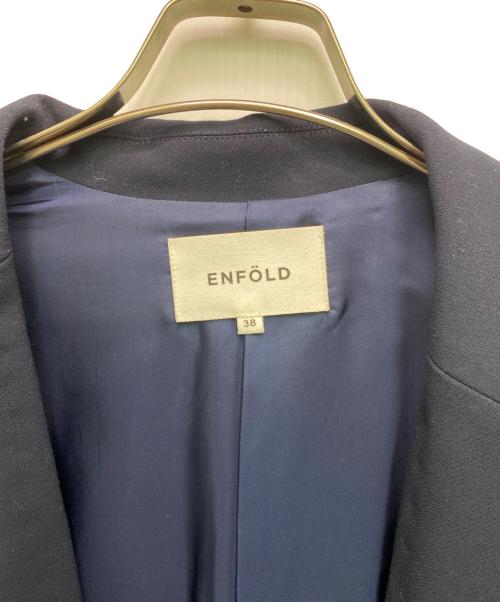 ENFOLD（エンフォルド）ENFOLD (エンフォルド) チェスターコート ネイビー サイズ:38の古着・服飾アイテム