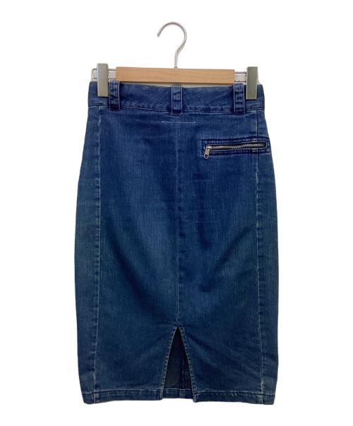 MM6 Maison Martin Margiela（エムエムシックス メゾンマルタンマルジェラ）MM6 Maison Martin Margiela (エムエムシックス メゾンマルタンマルジェラ) デニムスカート インディゴ サイズ:38の古着・服飾アイテム